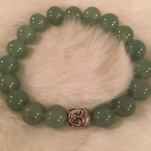 Beautiful jade green woman’s bracelet.